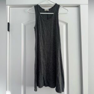 Pinc Dark Gray Sleeveless Mini Dress